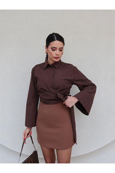 ESRAHELVACI Мини пола с права кройка