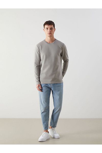 LC Waikiki Crew Neck Long Sleeve Men's Sweatshirt