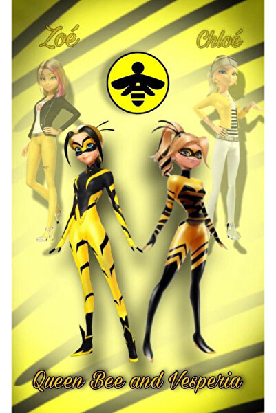 DennisEylul Uğur Böceği Arı Kız Queen Bee ve Vesperia 2 Maske + 2 Taç