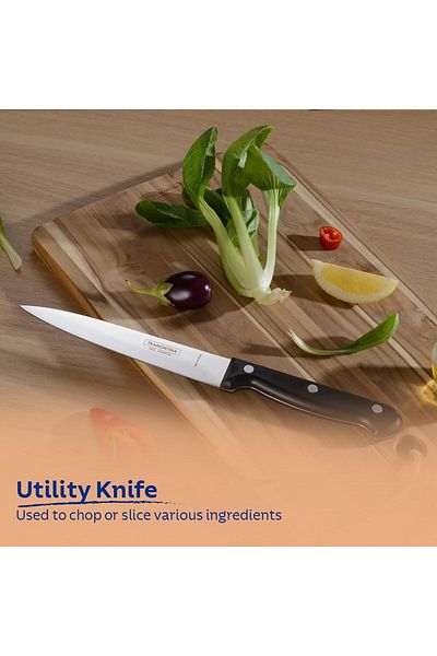 TRAMONTINA Since 1911, Made In Brazil - Ultracorte 6 Inches Utility Knife With Stainless Steel Blade