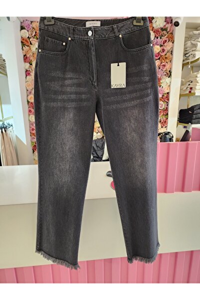 Kayra kadın siyah kot pantolon