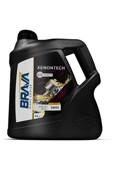 Brava XENONTECH FULL SENTETİK 5W50 4 LT MOTOR YAĞI