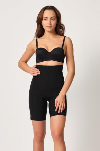 Emay ЧОРНИЙ 2814 Подвійний високий пояс боксерський лазерний корсет