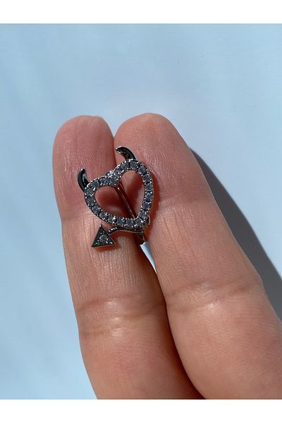 kurukafagift Devil Devil Figured Zircon Stone Belly Piercing