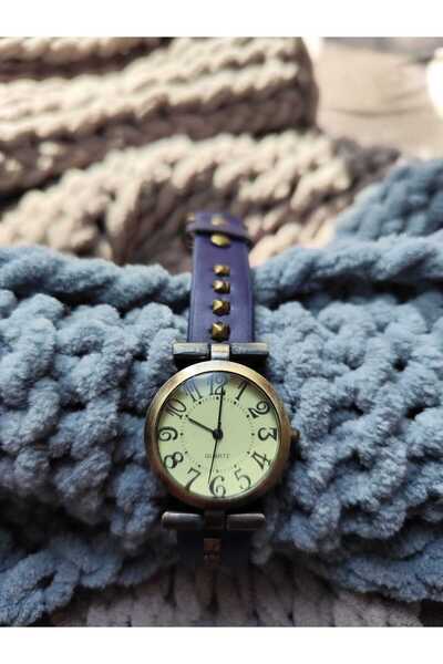 emrestore Vintage Retro Tarzı Renkli Unisex Kol Saati