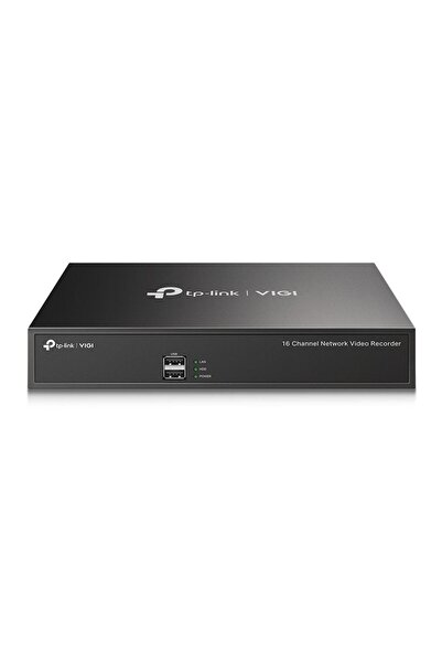 TP-LINK Vıgı Nvr1016h 16 Kanal Nvr Kayıt Cihazı (H.265 4K (2CH 8MP-16CH 1MP)