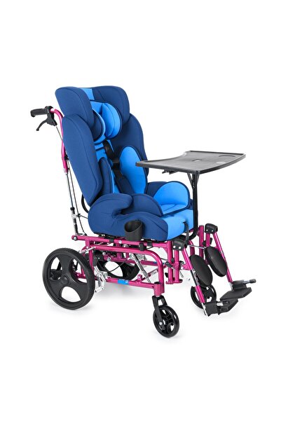 Comfort Plus Pediatrik Tekerlekli Sandalye |Yatarlı Sırt,Tilt Özellikli,Emniy...