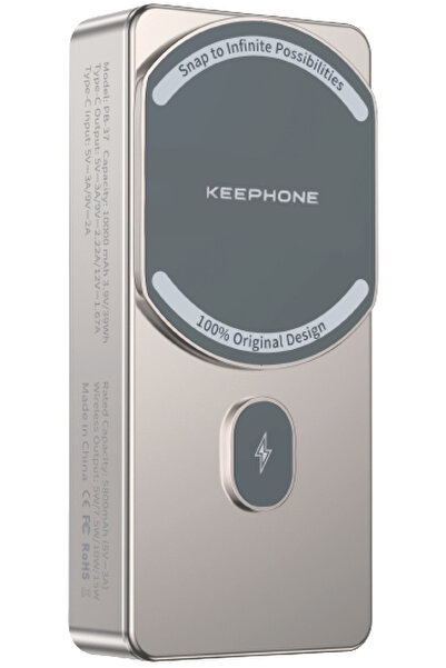 KeepHone PB37 Apple Samsung Uyumlu 10.000 Mah Type-C 20W Pd Manyetik Magsafe ...