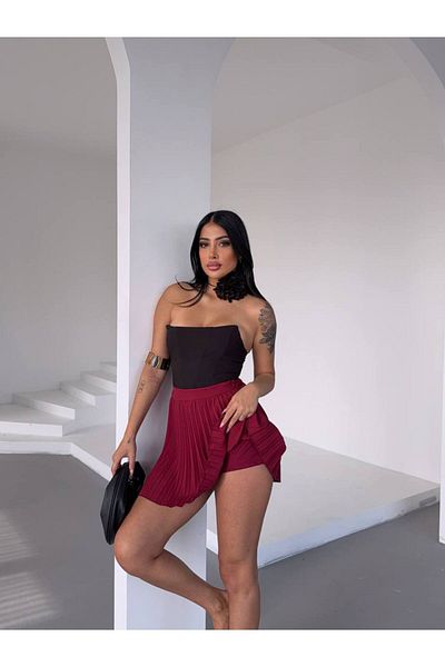 ILLE Fusta mini plisata