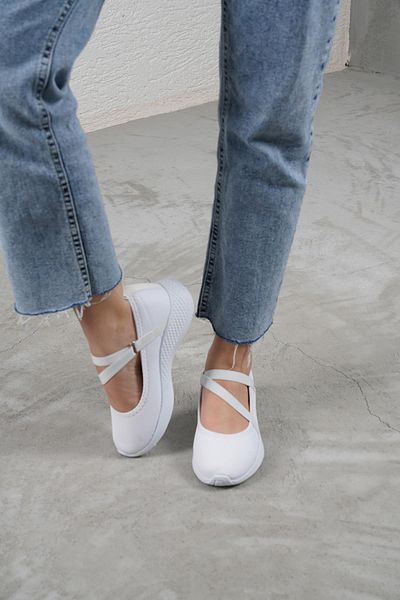 Beyond White Detailed Women's Sneaker Byndsnkk03