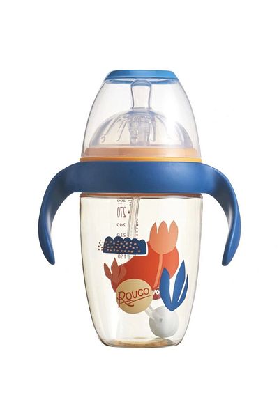 Rovco Baby Bottle Newborn Ppsu Wide Mouth Bottle 300ml N1045