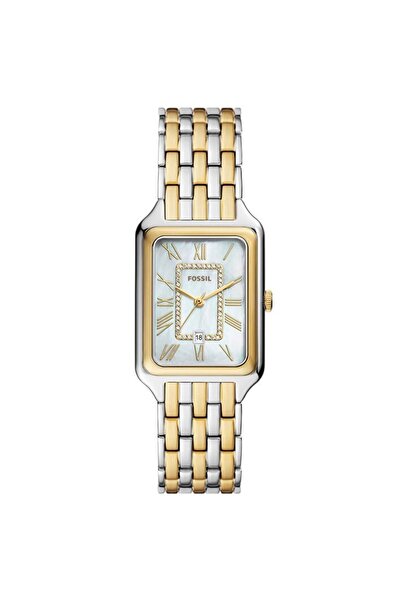 Fossil FES5305 Quartz Çelik Altın/Gri 26 mm Kadın Kol Saati