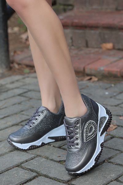 LEYDİ SHOES ΡΩΜΑΙΑ ΠΛΑΤΙΝΟ ΠΕΤΡΑ ΑΘΛΗΤΙΚΑ