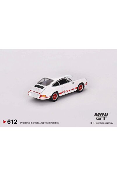 mini gt 1/64 Porsche 911 Carrera RS 2.7 Grand Prix White with Red Livery MGT00612