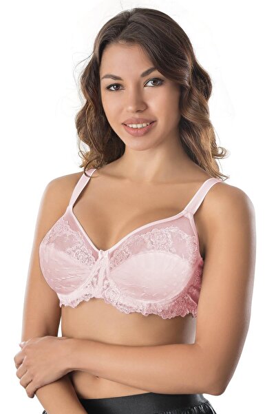 Emay Пудра MI 170 C Бюстгальтер з підтяжками та вишивкою