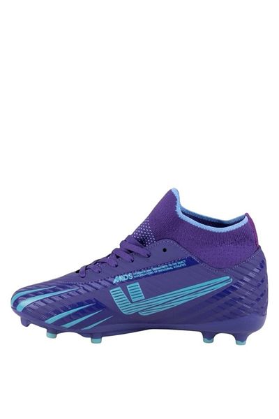 Liger High-Rise Crampon Turf and Astroturf Football Shoes Purple-Turquoise