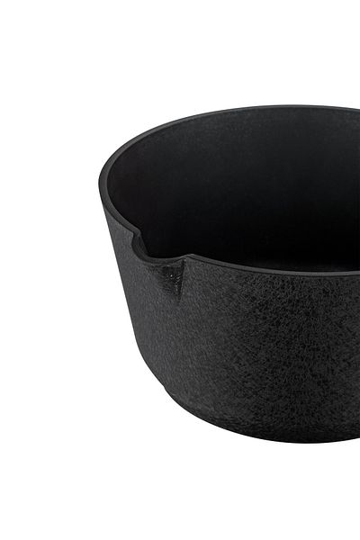 Madame Coco Noir Titanium Milk Jug - Black - 16 cm