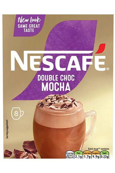 Nescafe Double Choc Mocha Instant Coffee (167.2G) 8 X 20.9g