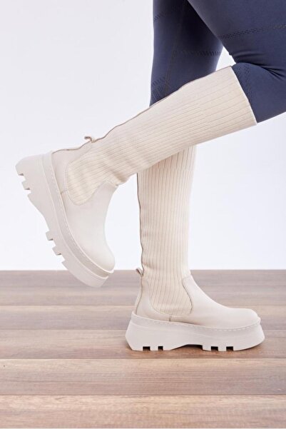 derinet Streç Kadın Çizme