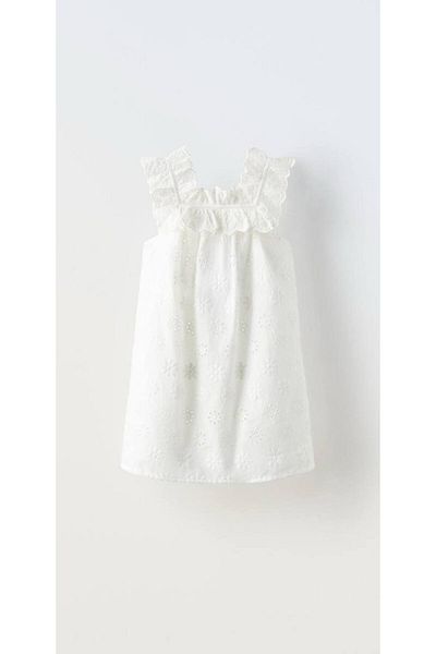 Daisy Dolly Φόρεμα Ποπλίνα με εσωτερική γραμμή για κορίτσι