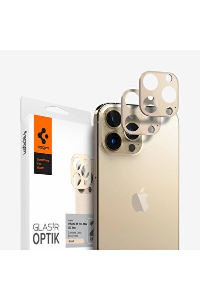 Spigen iPhone 13 Pro Max / 13 Pro Kamera Lens Camı Koruyucu GLAS.tR Optik (2 ...
