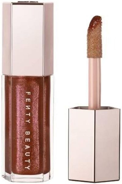 FENTY BEAUTY Gloss Bomb Lip Luminizer Hot Chocolit Fantasy Shimmring Holographic Rich Brown 9ml/0.3