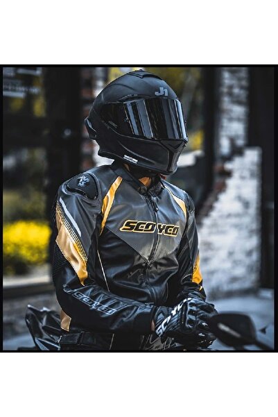 Scoyco 4 Mevsim Mont Jk187 Pu Leather