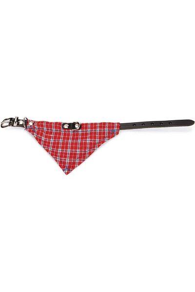 Karlie Leather Bandana Collar 32cm Red