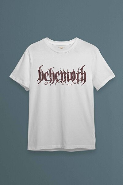 Kendim Seçtim Tricou alb unisex Behemoth Metal MusicMusic Tricou alb din bumb...