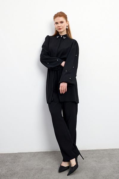 VAVİNOR Σετ παντελονιού Leora Black Tunic