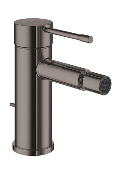 Grohe Baterie bideu Grohe Essence 24178A01, 3/8 inch, aerator, cartus ceramic, ventil cu tija, Grafit