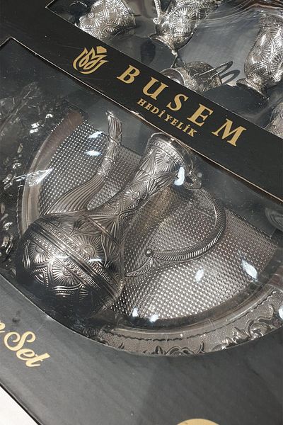 BUSEM Silver Colored 6-Person Decorative Zamzam Set