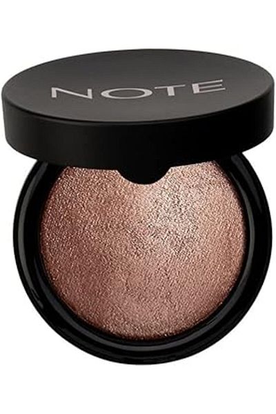 Mu Art Note Baked Blush Shimmer Highlighter 04 Deeply Bronze
