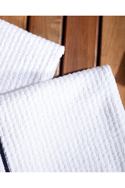 Madame Coco Bettine 2-пакет 100% бавовняних рушників - білий/синій