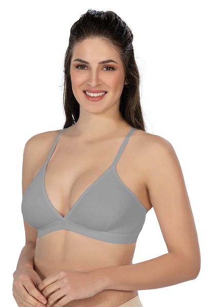 Emay Gray Mi 2809 Laser Cut Gluing Trace Ypmz Bra