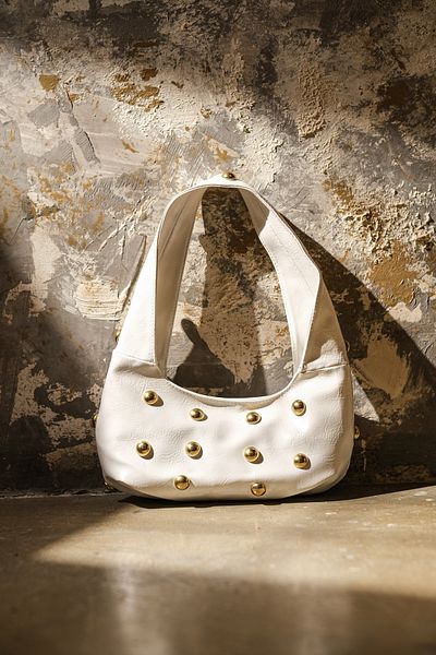 Çantacımstore Studded Handbag - White 040325