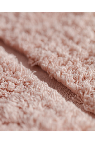 Madame Coco Serre 2-Pack Cotton Bath Mat - Powder