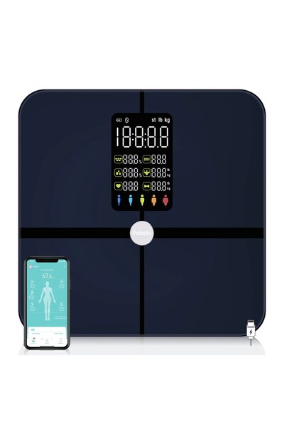 Fabcio Fitsmart Plus Bluetooth Çok Fonksiyonlu Yağ Ölçer Akıllı Tartı
