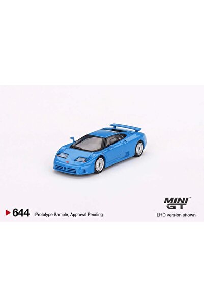mini gt MGT00644 1/64 بوغاتي EB110 GT بلو بوغاتي