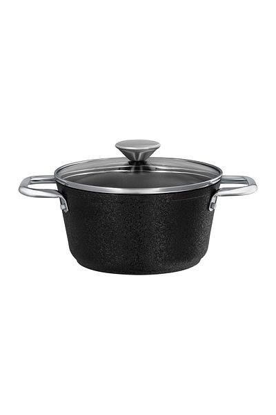 Madame Coco Oală adâncă din titan Noir - Negru - 20 cm