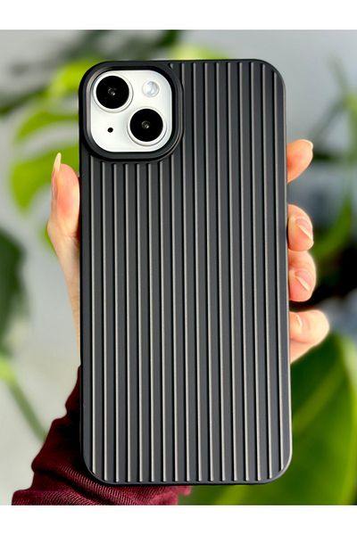 Go Aksesuar حافظة سيليكون غير لامعة ثلاثية الأبعاد متوافقة مع هاتف Iphone 14 Plus و15 Plus