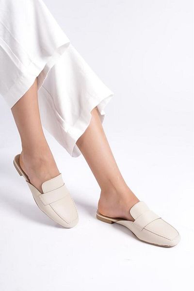 King Crow Venecia Beige Women's Daily Slippers