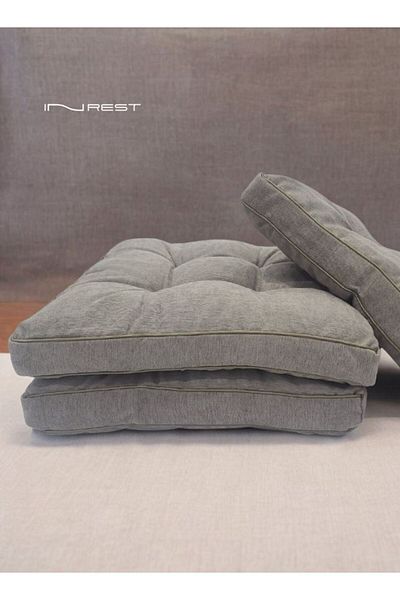 INREST Chair Cushion Polyester 100% One Piece - Size 42x42 Multi Color