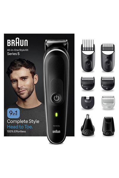Braun Series 5 Mgk5420 All-In-One Styling Set, 9-in-1 Men's Grooming Kit