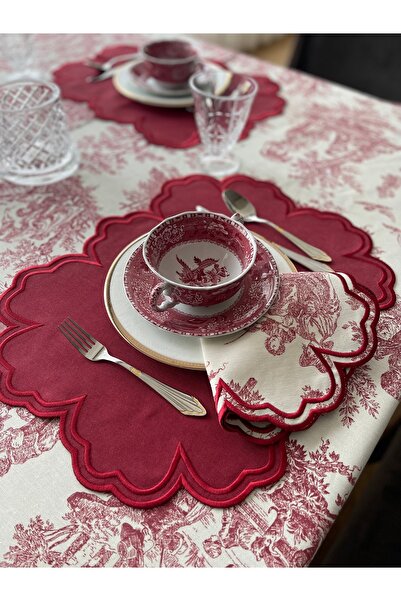 QBR Home Vintage American Service. Red (1 Piece)