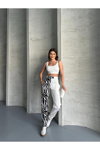 RPT MODA ΨΗΦΙΑΚΗ ΕΚΤΥΠΩΣΗ ΔΙΠΛΟ ΧΡΩΜΑΤΟΣ ΜΕ ΜΟΤΙΒΟ ΆΝΕΤΟ ΜΕ ΨΗΛΟΜΕΣΟ JOGGER ΦΟΥΤΕΡ