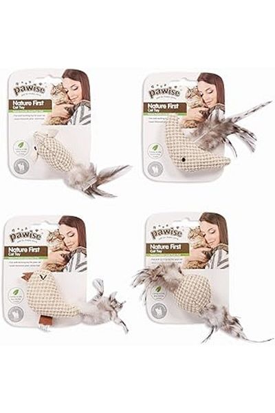 Mu Art Pawise Two Furry Canvas Fabric Toy