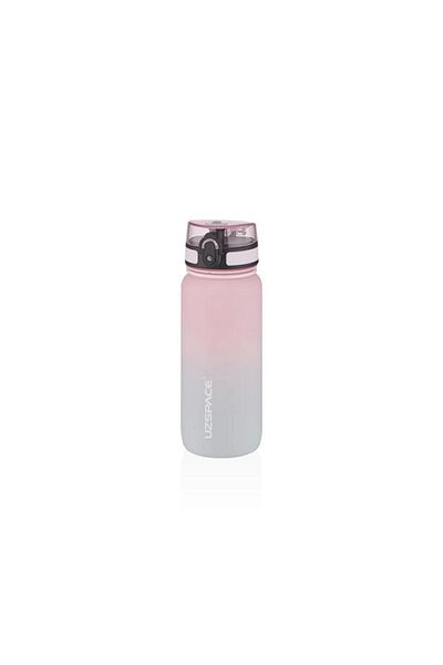 Uzspace Flask Without Straw Tritan Soft Touch Color Transition 3037 650 ml Pink-Grey