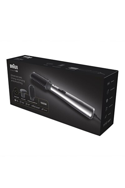 Braun BRAS430E Air Styler - 4.3 İONTEC Hair Dryer and Styler Machine with 3 Heads