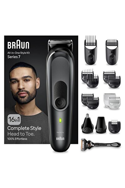 Braun Series 7 Mgk7470 Hepsi Bir Arada Şekillendirme Seti, 16’sı 1 Arada Erkek Bakım Kiti